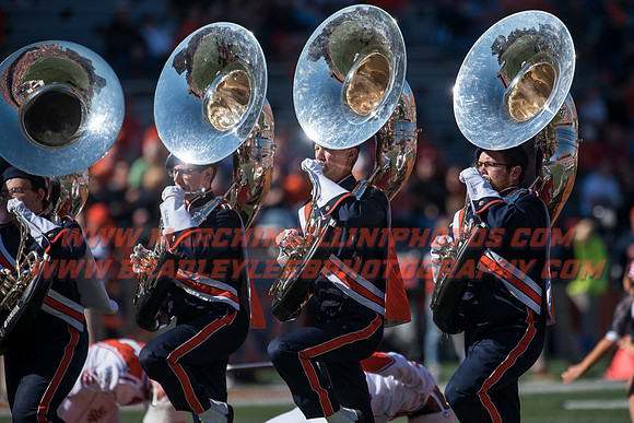 Purdue Boilermakers at Illinois Fighting Illini, Saturday, October 8, 2016 - Marching Illini Photos