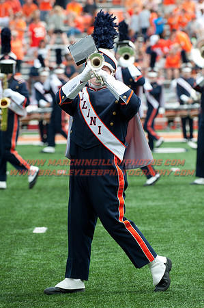 Youngstown State at Illinois, Saturday, August 30, 2014 - Marching Illini Photos