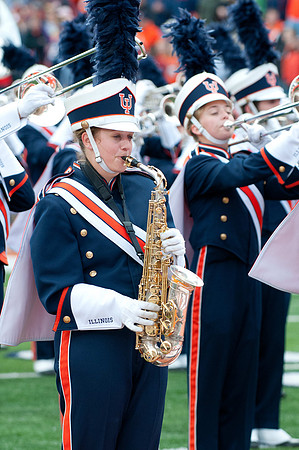 Michigan State Spartans at Illinois Fighting Illini, Saturday, October 26, 2013 - Marching Illini Photos