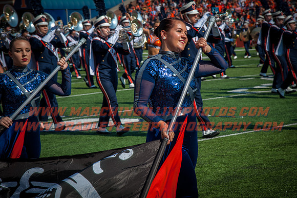 Rutgers Scarlett Knights at Illinois Fighting Illini, Saturday, October 14, 2017 - Marching Illini Photos