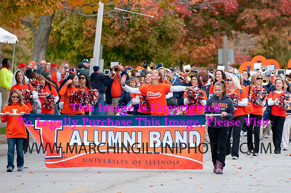 Michigan State Spartans at Illinois Fighting Illini, Saturday, October 26, 2013 - Marching Illini Photos