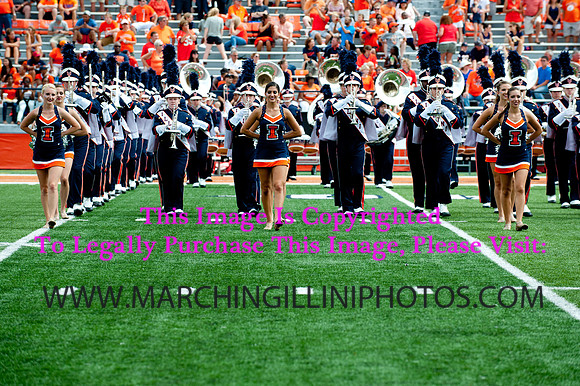 Youngstown State at Illinois, Saturday, August 30, 2014 - Marching Illini Photos