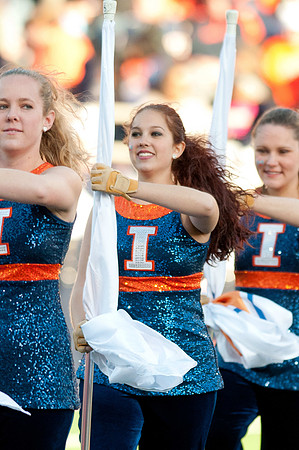 Michigan State Spartans at Illinois Fighting Illini, Saturday, October 26, 2013 - Marching Illini Photos