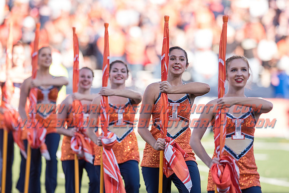 Purdue Boilermakers at Illinois Fighting Illini, Saturday, October 8, 2016 - Marching Illini Photos