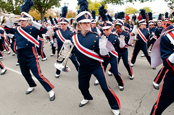 Michigan State Spartans at Illinois Fighting Illini, Saturday, October 26, 2013 - Marching Illini Photos