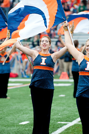 Michigan State Spartans at Illinois Fighting Illini, Saturday, October 26, 2013 - Marching Illini Photos