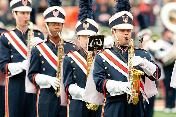 Michigan State Spartans at Illinois Fighting Illini, Saturday, October 26, 2013 - Marching Illini Photos