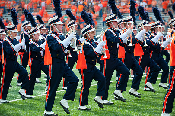 Texas State at Illinois, Saturday, September 20, 2014 - Marching Illini Photos
