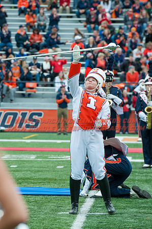 Nebraska at Illinois Oct. 3, 2015 - MI Drum Majors 006