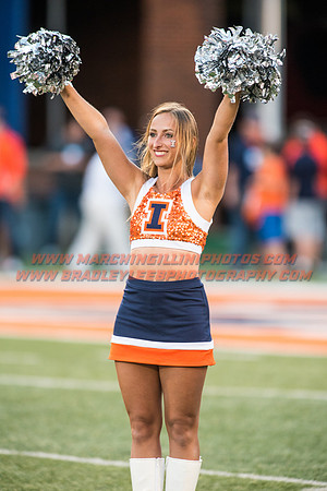 North Carolina at Illinois Fighting Illini, Saturday, September 10, 2016 - Marching Illini Photos