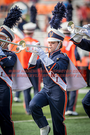Rutgers Scarlett Knights at Illinois Fighting Illini, Saturday, October 14, 2017 - Marching Illini Photos