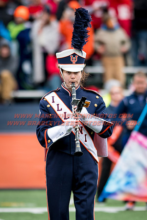 Wisconsin Badgers at Illinois Fighting Illini, Saturday, October 28, 2017 - Marching Illini Photos