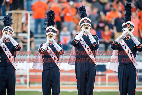 North Carolina at Illinois Fighting Illini, Saturday, September 10, 2016 - Marching Illini Photos
