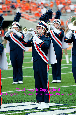 Southern Illinois University Salukis at Illinois Fighting Illini, Saturday, August 31, 2013 - Marching Illini Photos