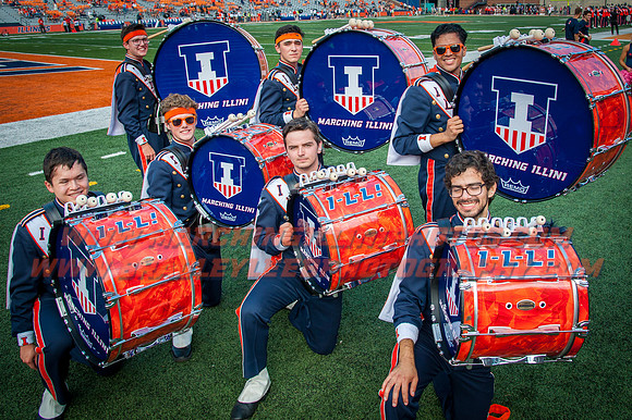 Rutgers Scarlett Knights at Illinois Fighting Illini, Saturday, October 14, 2017 - Marching Illini Photos