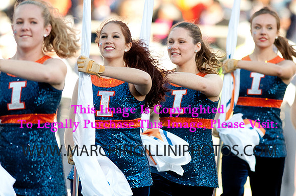 Michigan State Spartans at Illinois Fighting Illini, Saturday, October 26, 2013 - Marching Illini Photos
