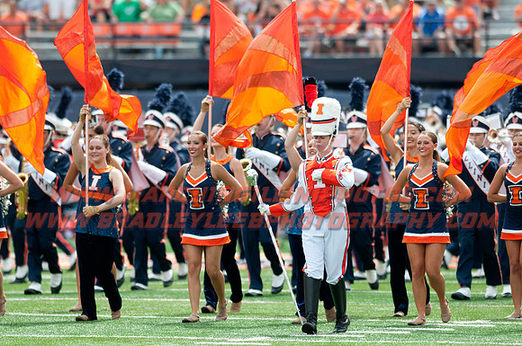 Youngstown State at Illinois, Saturday, August 30, 2014 - Marching Illini Photos