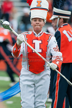 Nebraska at Illinois Oct. 3, 2015 - MI Drum Majors 013