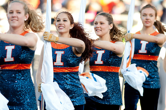 Michigan State Spartans at Illinois Fighting Illini, Saturday, October 26, 2013 - Marching Illini Photos