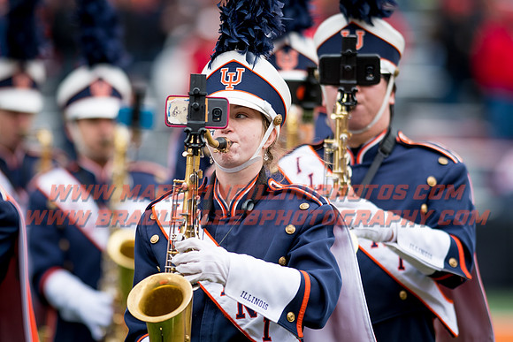 Wisconsin Badgers at Illinois Fighting Illini, Saturday, October 28, 2017 - Marching Illini Photos