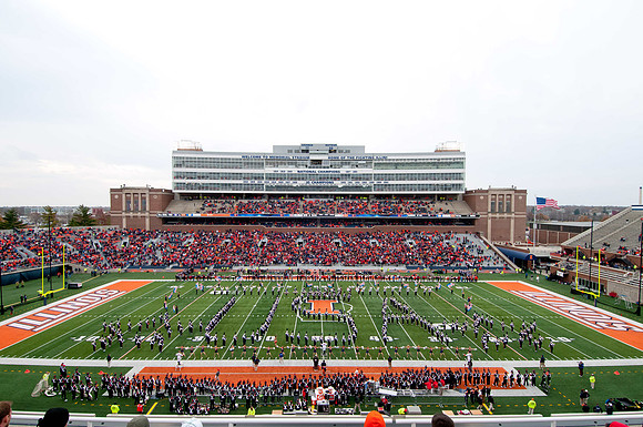 Ohio State Buckeyes at Illinois Fighting Illini, Saturday, November 16, 2013 - Marching Illini Photos