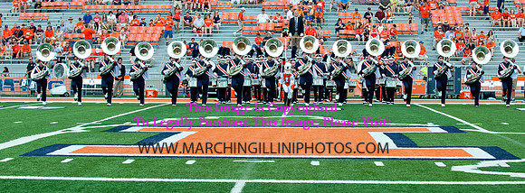 Southern Illinois University Salukis at Illinois Fighting Illini, Saturday, August 31, 2013 - Marching Illini Photos