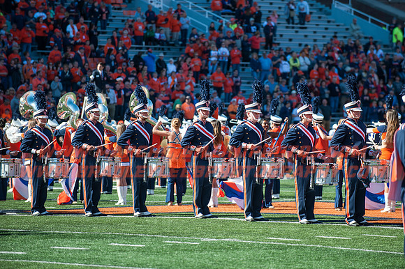 Purdue Boilermakers at Illinois Fighting Illini, Saturday, October 8, 2016 - Marching Illini Photos