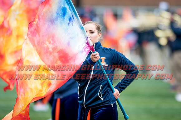 Wisconsin Badgers at Illinois Fighting Illini, Saturday, October 28, 2017 - Marching Illini Photos