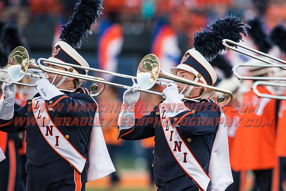 North Carolina at Illinois Fighting Illini, Saturday, September 10, 2016 - Marching Illini Photos