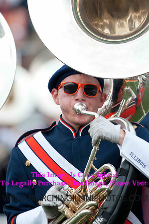 Southern Illinois University Salukis at Illinois Fighting Illini, Saturday, August 31, 2013 - Marching Illini Photos