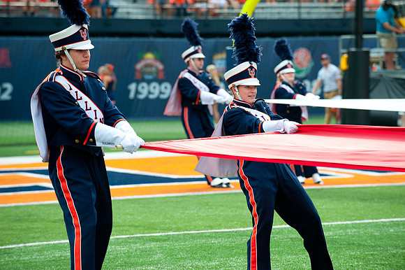 Texas State at Illinois, Saturday, September 20, 2014 - Marching Illini Photos