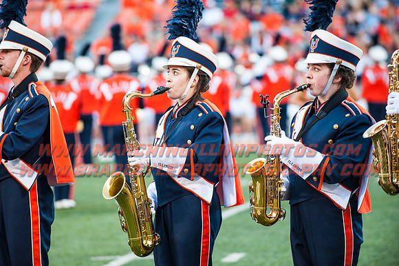 North Carolina at Illinois Fighting Illini, Saturday, September 10, 2016 - Marching Illini Photos
