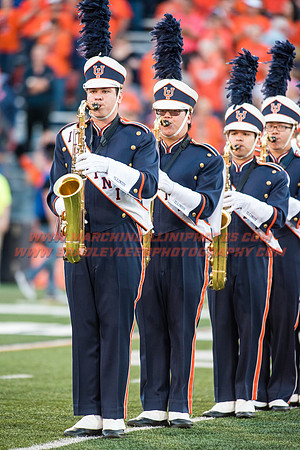 North Carolina at Illinois Fighting Illini, Saturday, September 10, 2016 - Marching Illini Photos