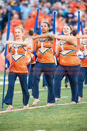 North Carolina at Illinois Fighting Illini, Saturday, September 10, 2016 - Marching Illini Photos