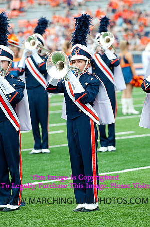 Southern Illinois University Salukis at Illinois Fighting Illini, Saturday, August 31, 2013 - Marching Illini Photos