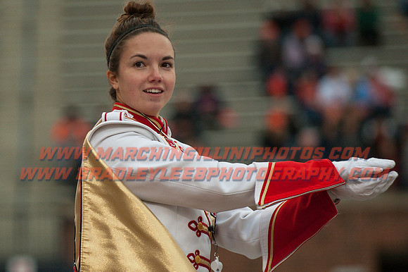 Nebraska at Illinois Oct. 3, 2015 - CMB Drum Majors 004