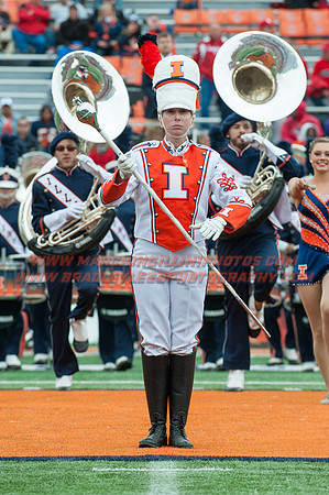 Nebraska at Illinois Oct. 3, 2015 - MI Drum Majors 002