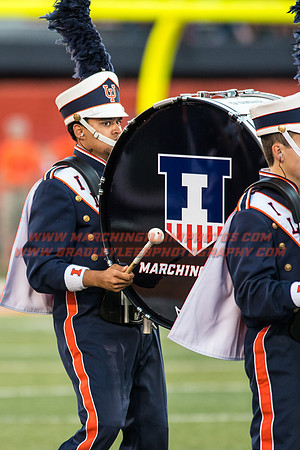 North Carolina at Illinois Fighting Illini, Saturday, September 10, 2016 - Marching Illini Photos