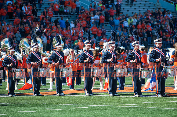 Purdue Boilermakers at Illinois Fighting Illini, Saturday, October 8, 2016 - Marching Illini Photos