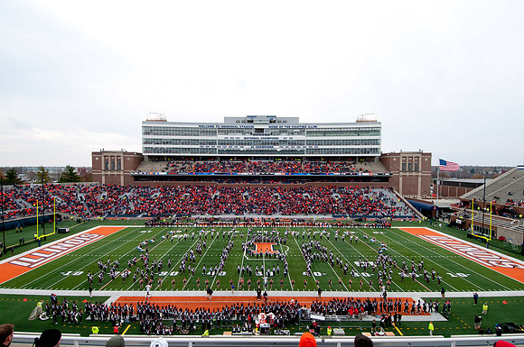 Ohio State Buckeyes at Illinois Fighting Illini, Saturday, November 16, 2013 - Marching Illini Photos