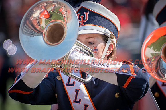 Rutgers Scarlett Knights at Illinois Fighting Illini, Saturday, October 14, 2017 - Marching Illini Photos