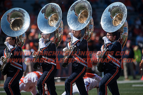 Purdue Boilermakers at Illinois Fighting Illini, Saturday, October 8, 2016 - Marching Illini Photos