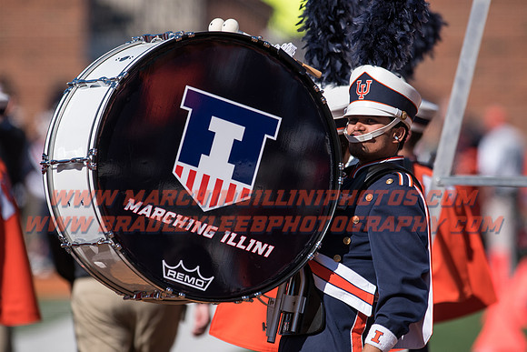 Purdue Boilermakers at Illinois Fighting Illini, Saturday, October 8, 2016 - Marching Illini Photos