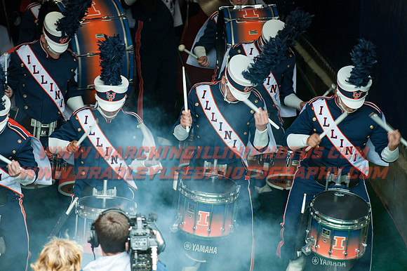 Nebraska at Illinois Oct. 3, 2015 - MI Drum Line 003