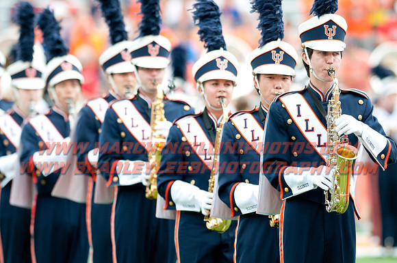 Youngstown State at Illinois, Saturday, August 30, 2014 - Marching Illini Photos