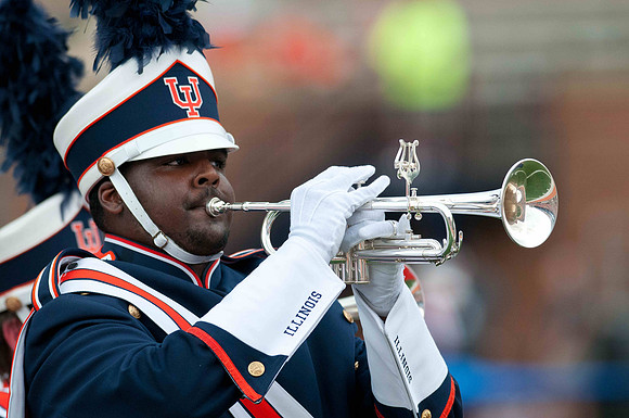 Southern Illinois University Salukis at Illinois Fighting Illini, Saturday, August 31, 2013 - Marching Illini Photos