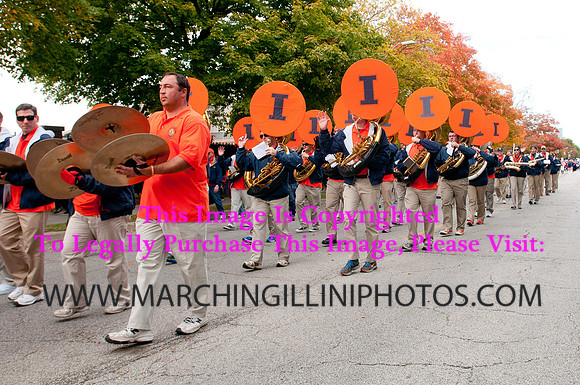 Michigan State Spartans at Illinois Fighting Illini, Saturday, October 26, 2013 - Marching Illini Photos