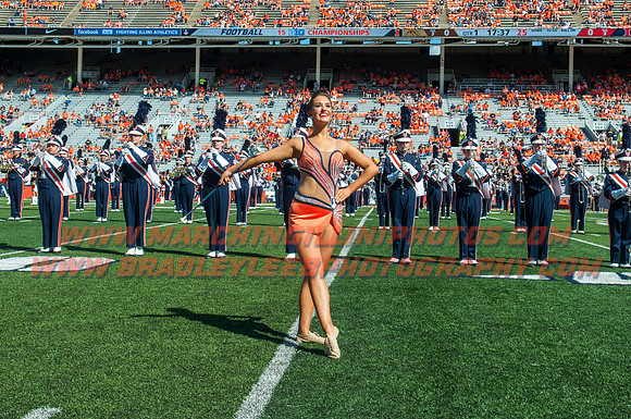 Western Michigan Broncos at Illinois Fighting Illini, Saturday, September 17, 2016 - Marching Illini Photos