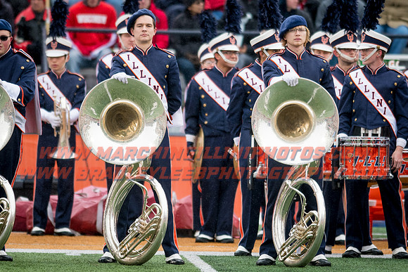 Wisconsin Badgers at Illinois Fighting Illini, Saturday, October 28, 2017 - Marching Illini Photos