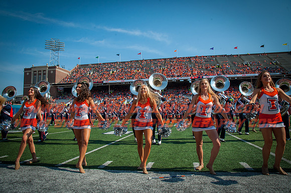 Rutgers Scarlett Knights at Illinois Fighting Illini, Saturday, October 14, 2017 - Marching Illini Photos